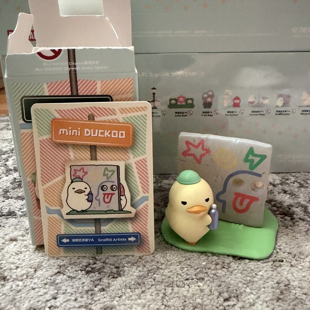 POP MART mini DUCKOO Citywalk Series Figures - Graffiti Artists